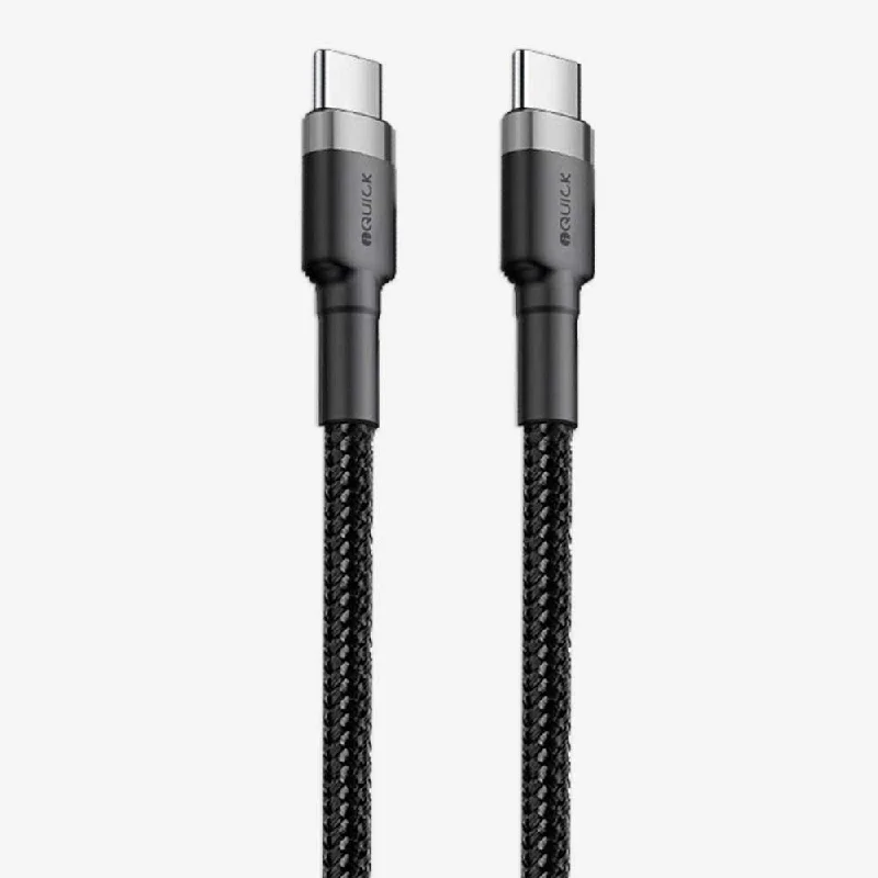 USB-C to USB-C Cable | iQuick 3A Fast Charging, Braided