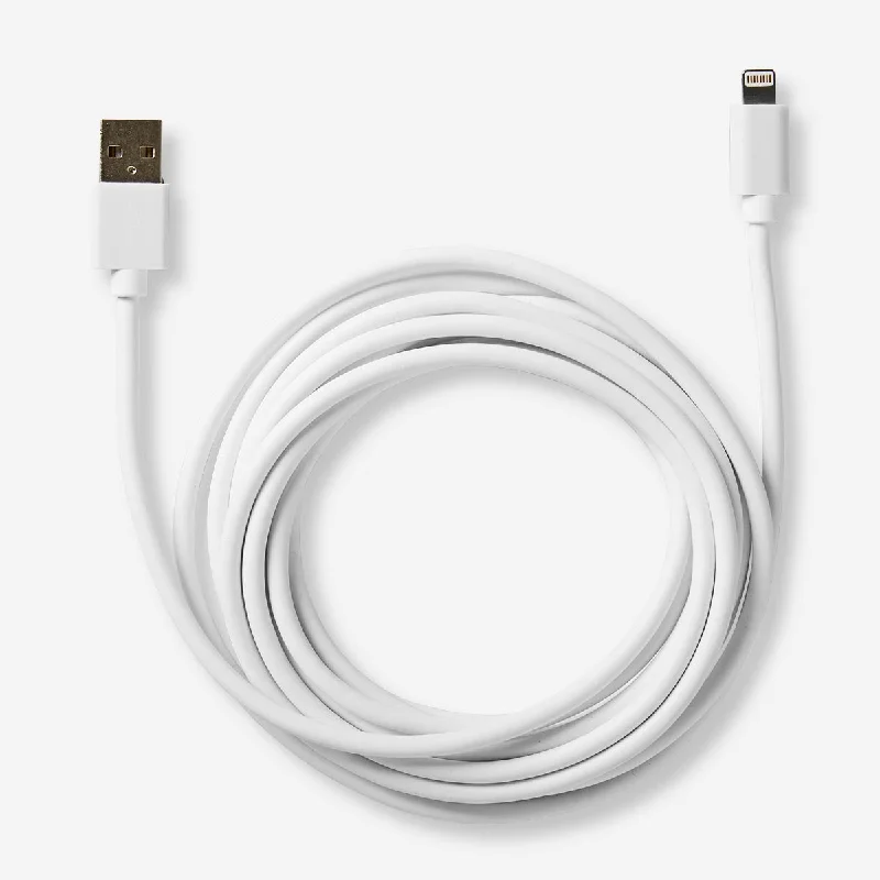 White USB Charging Cable - Fits Lightning