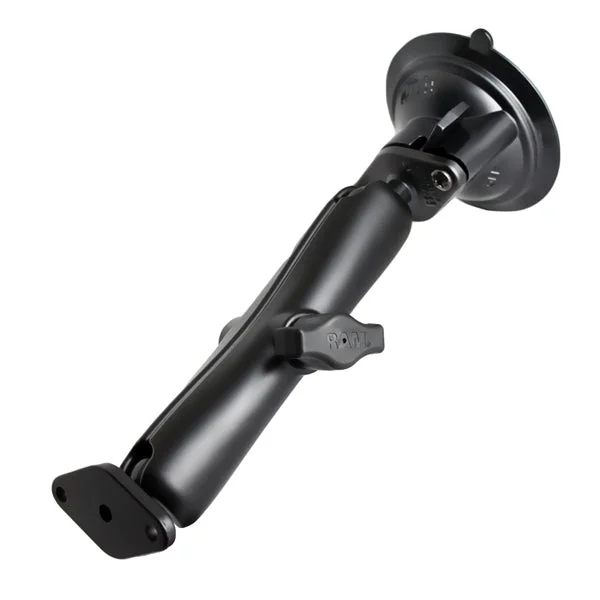 RAM Twist-Lock Suction Cup Double Ball Mount - Short (RAM-B-166U-A)