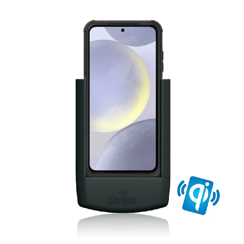 Samsung Galaxy S24+ Wireless Charging Car Phone Holder for Strike Rugged Case