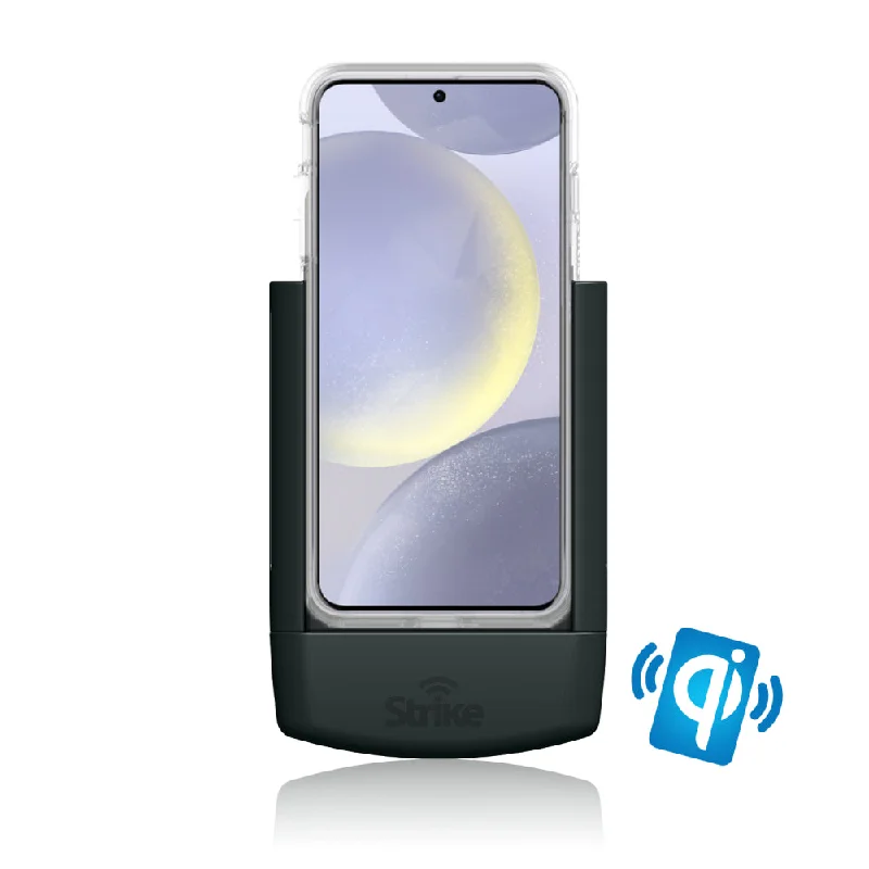 Samsung Galaxy S24+ Wireless Charging Car Phone Holder with Strike Case